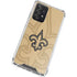 NFL New Orleans Saints Double Vision Galaxy A52 5G Clear Case